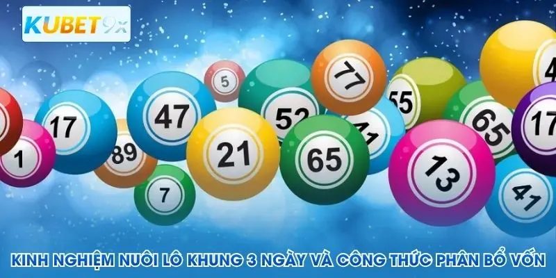 Kinh nghiệm nuôi lô khung 3 ngày và công thức phân bổ vốn